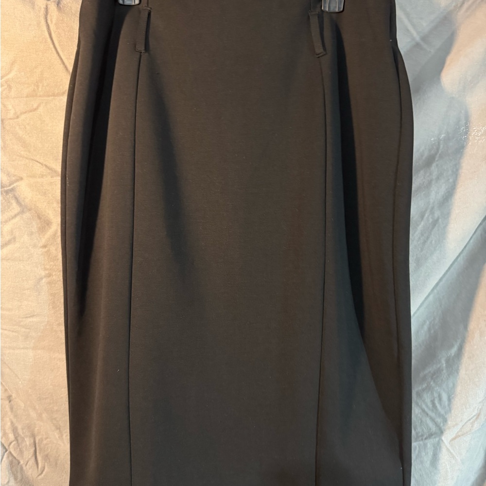 Elie Tahari Classic Black Midi Skirt